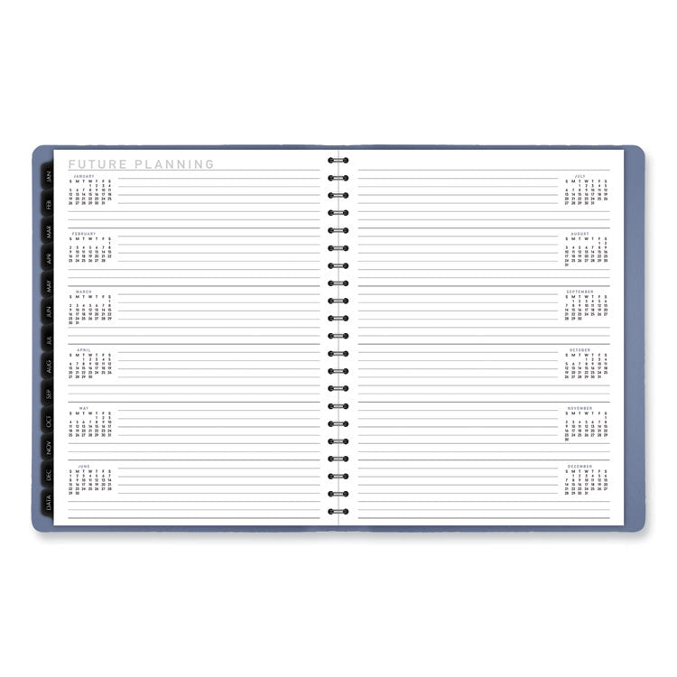 AT-A-GLANCE® Contemporary Weekly/Monthly Planner, 11.38 x 9, Slate Blue Cover, 12-Month (Jan to Dec): 2025 (AAG70940X20)