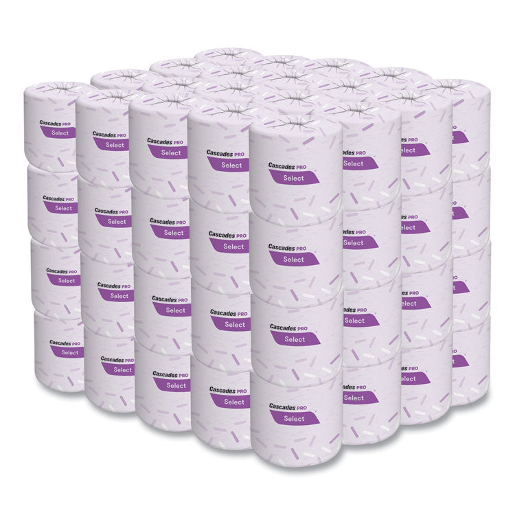 Cascades PRO Select Standard Bath Tissue, 2-Ply, White, 500 Sheets/Roll, 80 Rolls/Carton (CSDB211)