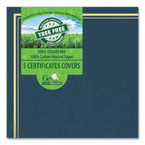 Geographics® Certificate/Document Cover, 9.75' x 12.5", Navy With Gold Foil, 5/Pack (GEO49017) Each