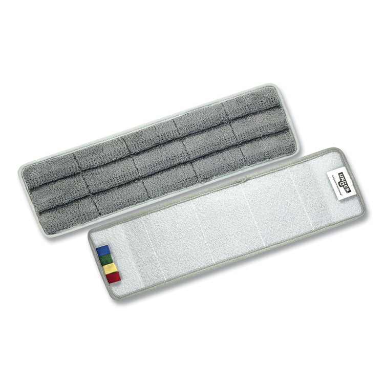 Unger® OmniClean Microfiber Pads, 16", Gray, 5/Pack (UNGCLMFP) Each