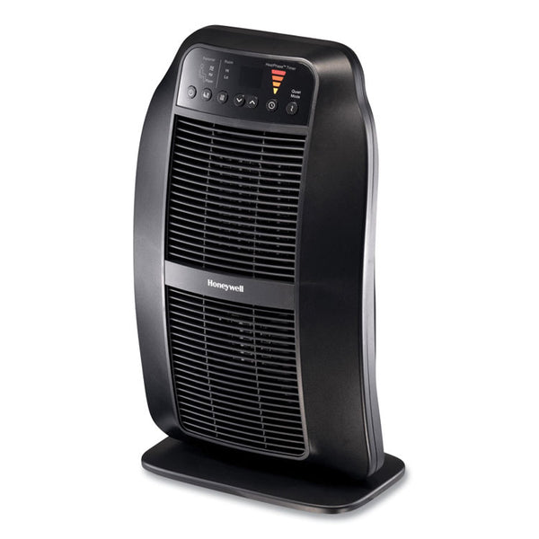 Honeywell Heat Genius Ceramic Portable Heater, 1,575 W, 5.6 x 10.2 x 17.3, Black (HWLHCE840B) Each