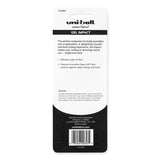 uniball® Impact Bold Gel Pen, Stick, Bold 1 mm, Assorted Marvelous Metallics Ink and Barrel Colors, 3/Pack (UBC1919997) Set of 3