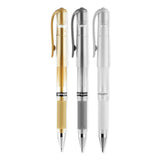 uniball® Impact Bold Gel Pen, Stick, Bold 1 mm, Assorted Marvelous Metallics Ink and Barrel Colors, 3/Pack (UBC1919997) Set of 3