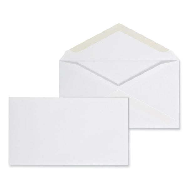 Universal® Open-End Business Envelope, #6 3/4, Square Flap, Gummed Closure, 3.06 x 6.6, White, 125/Box (UNV35226)