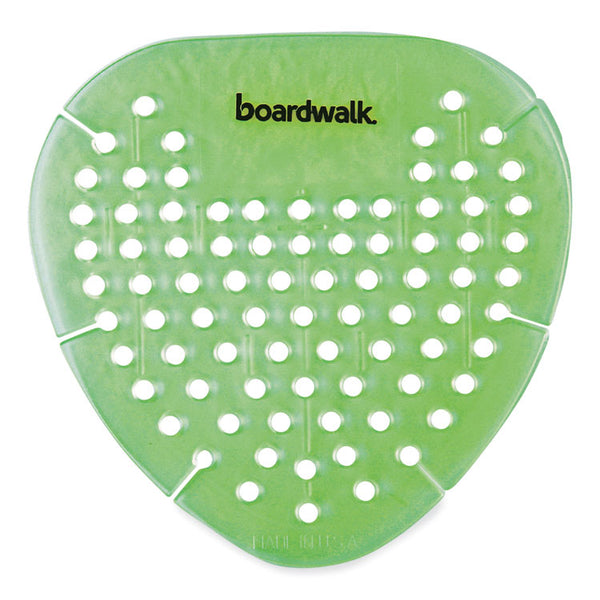 Boardwalk® Gem Urinal Screens, Herbal Mint Scent, Green, 12/Box (BWKGEMHMI)