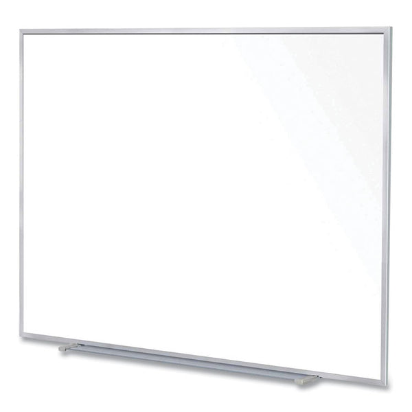 Ghent Magnetic Porcelain Whiteboard with Aluminum Frame, 72.5 x 60.47, White Surface, Satin Aluminum Frame, Ships in 7-10 Bus Days (GHEM1P564)