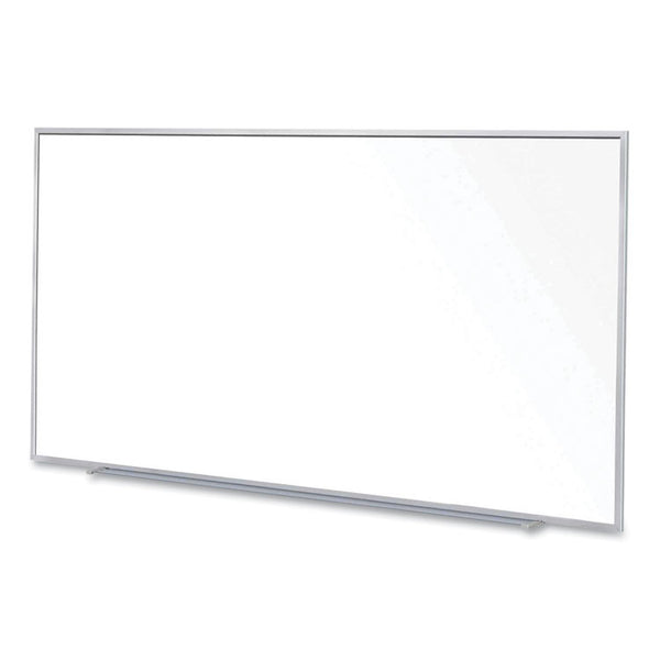 Ghent Magnetic Porcelain Whiteboard with Aluminum Frame, 120.59 x 60.47, White Surface, Satin Aluminum Frame,Ships in 7-10 Bus Days (GHEM1P5104)
