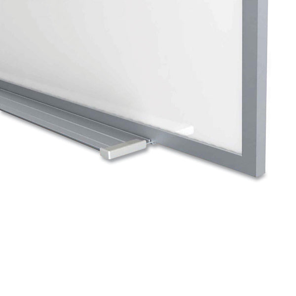 Ghent Magnetic Porcelain Whiteboard with Aluminum Frame, 144.59 x 60.47, White Surface, Satin Aluminum Frame,Ships in 7-10 Bus Days (GHEM1P5124)