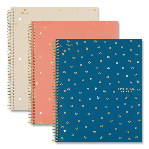 Five Star® Style Wirebound Notebook, 1-Subject, Medium/College Rule, Randomly Assorted Cover Colors, (80) 11 x 8.5 Sheets (MEA820156F) Each