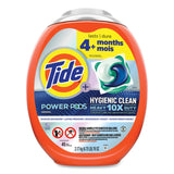 Tide® Hygienic Clean Heavy 10x Duty Power Pods, Original Scent, 76 oz Tub, 45 Pods, 4/Carton (PGC09163) Case of 4