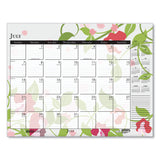House of Doolittle™ Recycled Desk Pad Calendar, Wild Flowers Artwork, 22 x 17, White Sheets, Black Binding/Corners,12-Month (Jan-Dec): 2026 (HOD197) Each