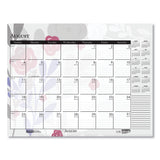 House of Doolittle™ Recycled Desk Pad Calendar, Wild Flowers Artwork, 22 x 17, White Sheets, Black Binding/Corners,12-Month (Jan-Dec): 2026 (HOD197) Each