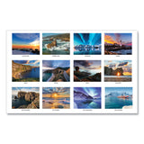House of Doolittle™ Recycled Earthscapes Desk Pad Calendar, Seascapes Photography, 22 x 17, Black Binding/Corners,12-Month (Jan to Dec): 2026 (HOD138) Each