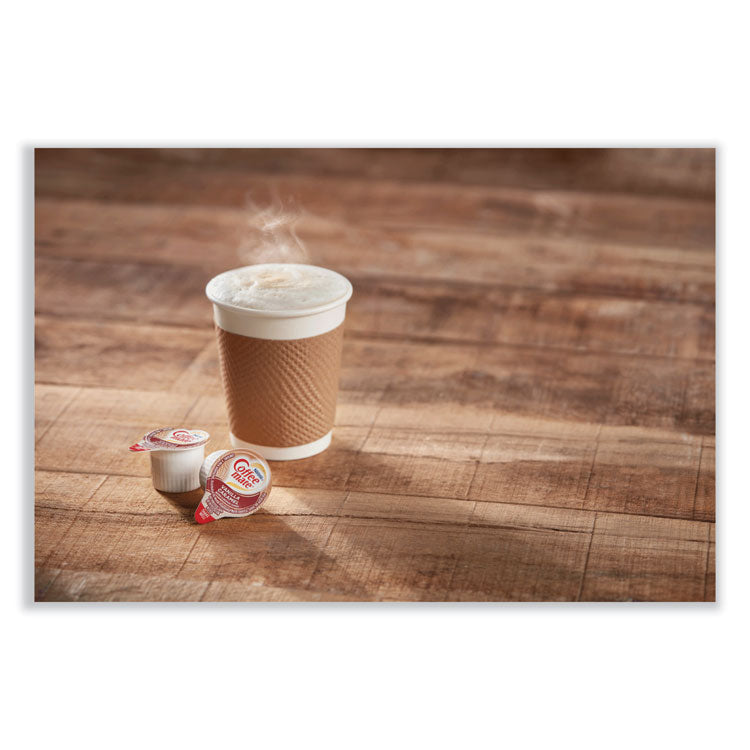 Coffee mate® 180 Count Bulk Liquid Coffee Creamer, Vanilla Caramel, 0.38 oz, 180/Carton (NES63338CT) Case of 180