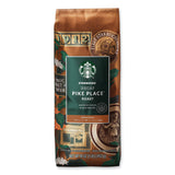 Starbucks® Whole Bean Coffee, Decaffeinated, Pike Place, 1 lb, Bag, 6/Carton (SBK12540222CT)