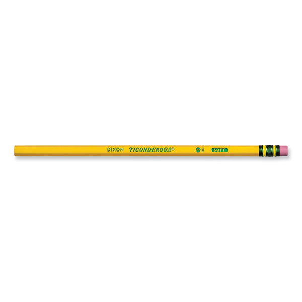 Ticonderoga® Pencils, HB (#2), Black Lead, Yellow Barrel, 72/Pack (DIXX33904X)