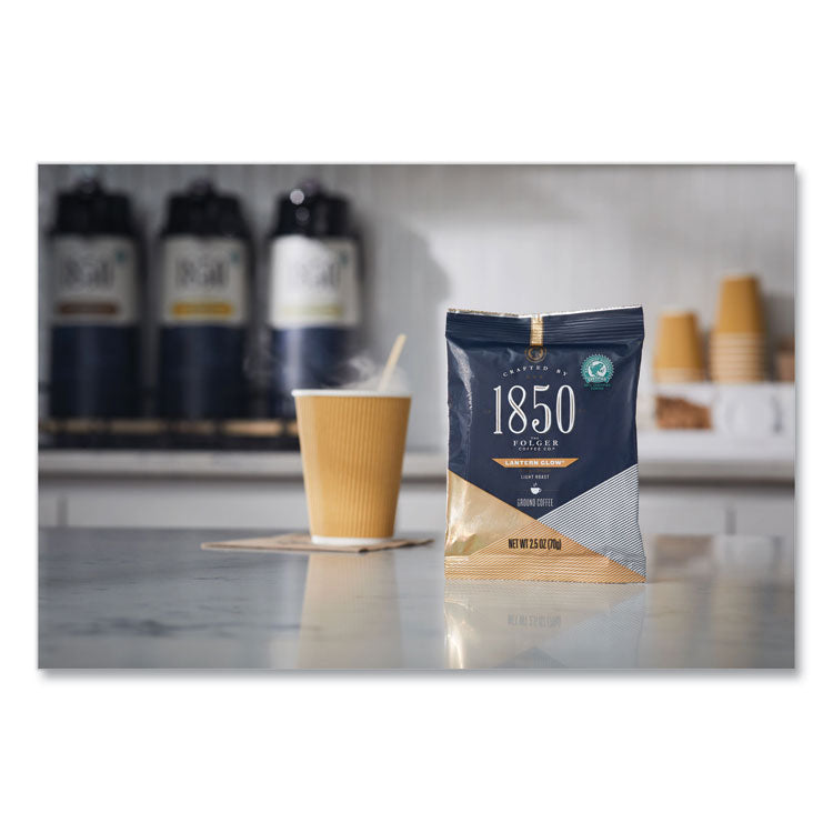 1850 Coffee Fraction Packs, Lantern Glow, Light Roast, 2.5 oz Pack, 24 Packs/Carton (FOL21510) Case of 24