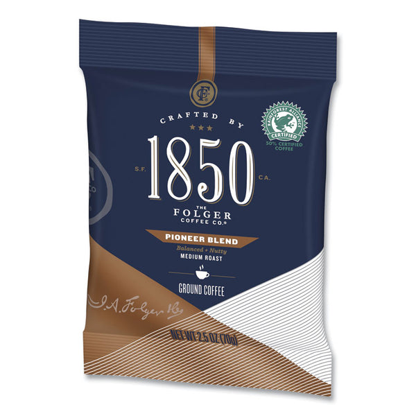 1850 Coffee Fraction Packs, Pioneer Blend, Medium Roast, 2.5 oz Pack, 24 Packs/Carton (FOL21511) Case of 24