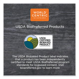 World Centric® Fiber Bowls, 16 oz, 7.4 x 7.4 x 1.9, Natural, Paper, 500/Carton (WORBOSC16LFS) Case of 500