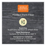 World Centric® Fiber Bowls, 24 oz, 7.4 x 7.4 x 2.3, Natural, Paper, 500/Carton (WORBOSCU24LFP) Case of 500