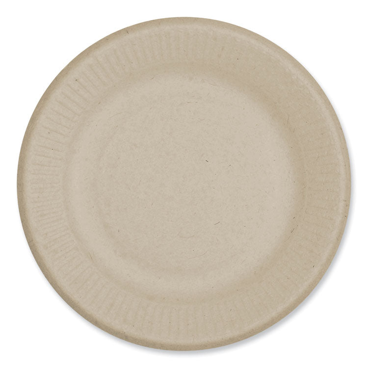 World Centric® Fiber Plates, Ripple Edge Plate, 6.1" Diameter, Natural, 1,000/Carton (WORPLSCU6LFS) Case of 1000