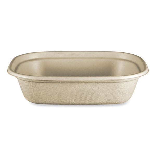 World Centric® Fiber Containers, 8.7 x 6.5 x 2.1, Natural, Paper, 400/Carton (WORCTSCU2LFP) Case of 400