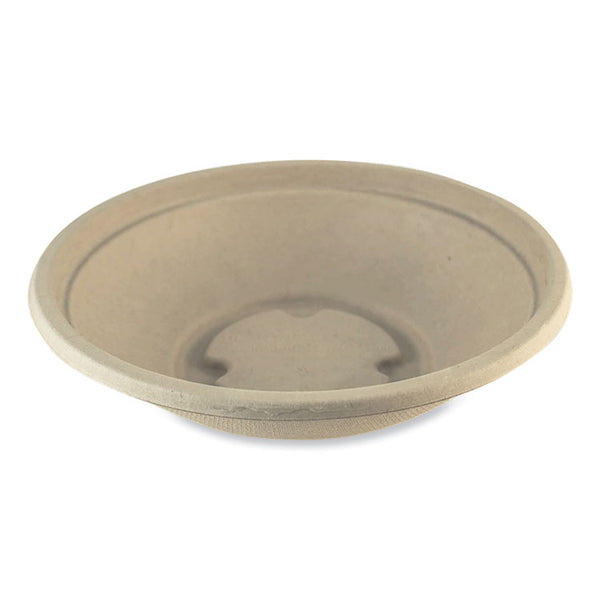 World Centric® Fiber Bowls, 16 oz, 7.4 x 7.4 x 1.9, Natural, Paper, 500/Carton (WORBOSC16LFS) Case of 500