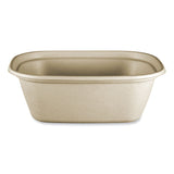 World Centric® Fiber Containers, 48 oz, 8.7 x 6.5 x 3.1, Natural, Paper, 400/Carton (WORCTSCU3LFP) Case of 400