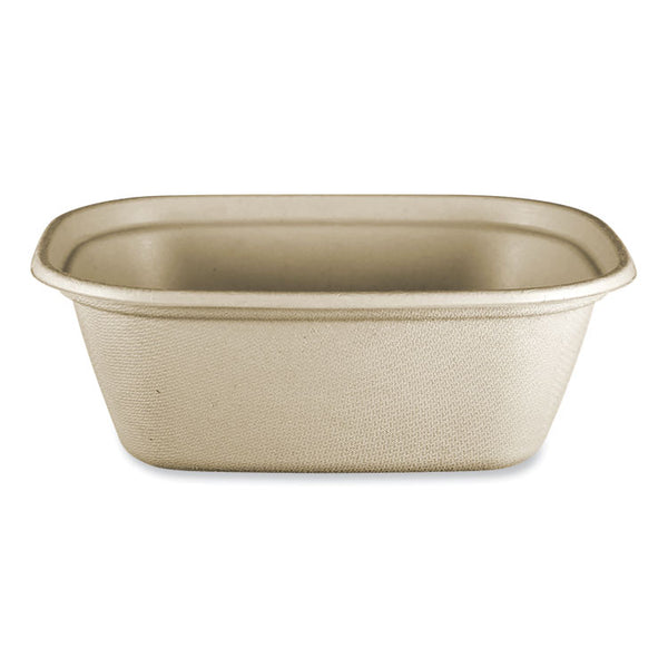World Centric® Fiber Containers, 48 oz, 8.7 x 6.5 x 3.1, Natural, Paper, 400/Carton (WORCTSCU3LFP) Case of 400