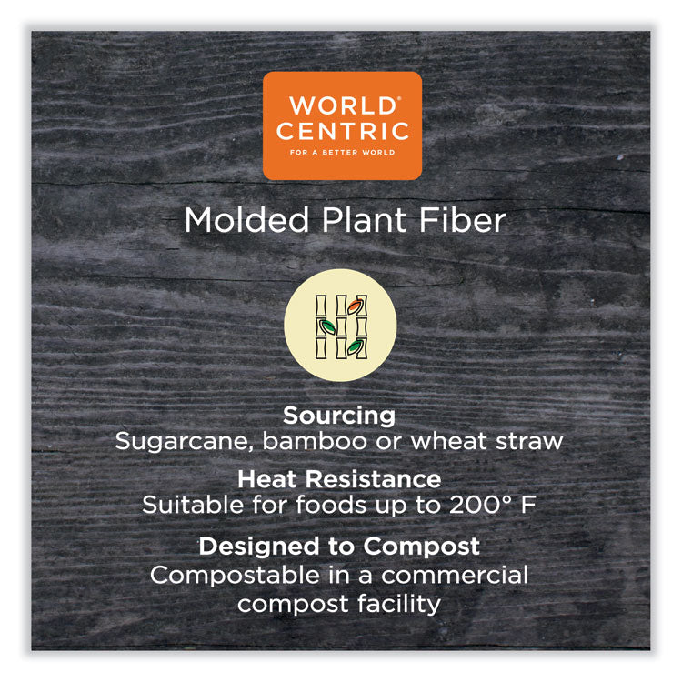 World Centric® Fiber Bowls, 6 oz, 3.5 x 3.5 x 2, Natural, Paper, 1,000/Carton (WORBOSCU6LFP) Case of 1000