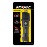 Rayovac® Virtually Indestructible LED Flashlight, 3 AAA Batteries (Included), Black (RAYROVDIY3AAA1) Each