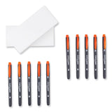 Tombow® Mono® Edge Highlighters, Red Ink, Chisel/Bullet Tip, Red Barrel, 10/Box (TOM56412) Box of 10