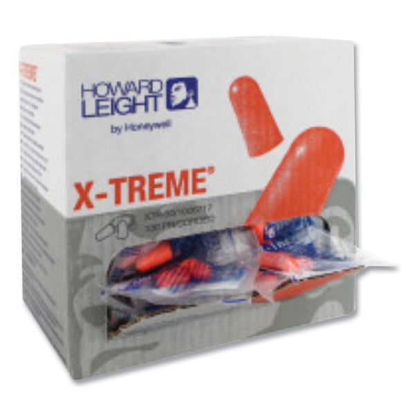 Howard Leight® by Honeywell X-TREME Corded Disposable Earplugs, Corded, One Size Fits Most, 32 dB, Orange, 1,000/Carton (HOWXTR30) Case of 1000