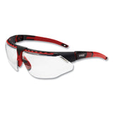 Honeywell Uvex™ Avatar Safety Glasses, Red/Black Polycarbonate Frame, Clear Polycarbonate Lens (UVXS2860HS) Each