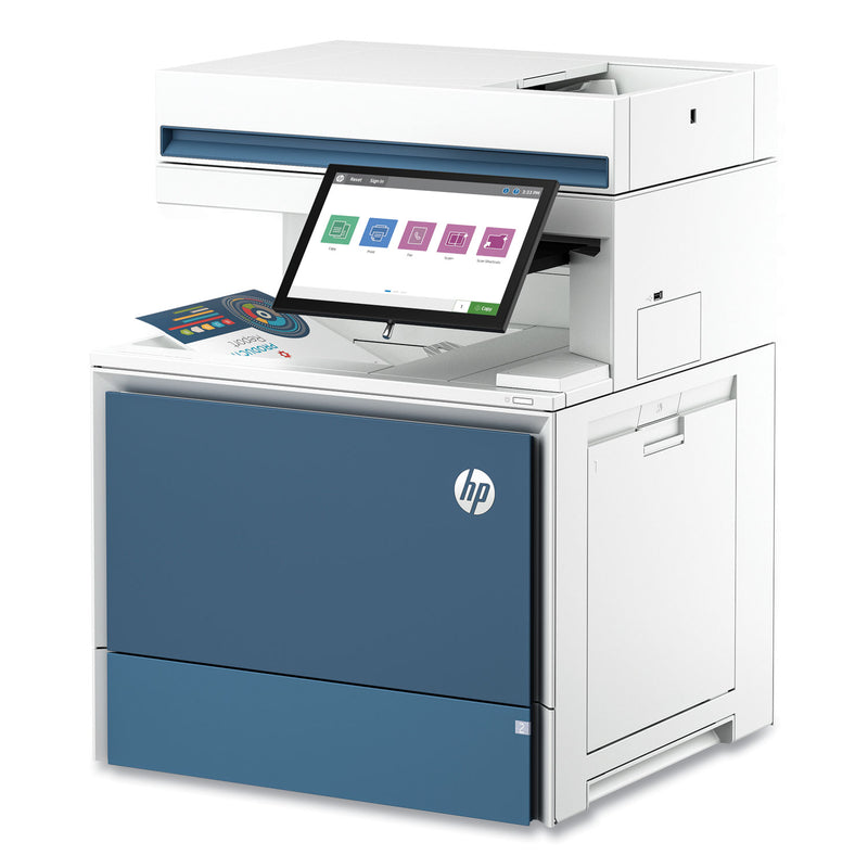 HP Color LaserJet Enterprise Flow MFP 6800zf Printer, Copy/Fax/Print/Scan (HEW6QN36A)