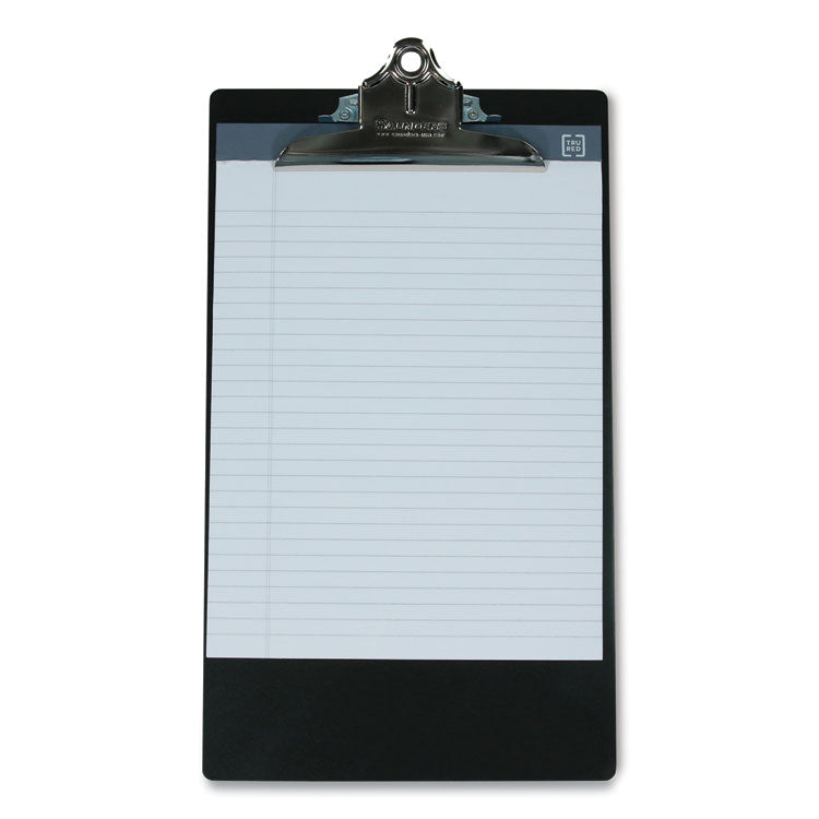 Saunders Aluminum Clipboard, 1" Clip Capacity, Holds 8.5 x 14 Sheets, Black (SAU23519) Each