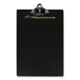 Saunders Aluminum Clipboard, 1" Clip Capacity, Holds 8.5 x 11 Sheets, Black (SAU23517) Each