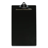 Saunders Aluminum Clipboard, 1" Clip Capacity, Holds 8.5 x 14 Sheets, Black (SAU23519) Each