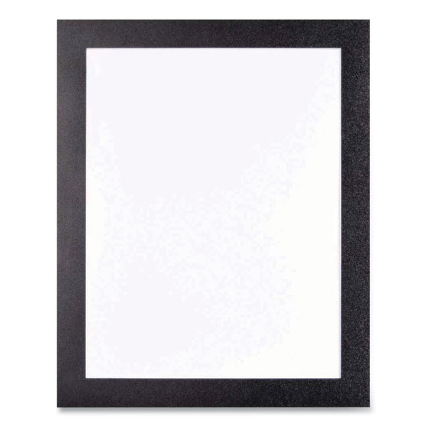 deflecto® Self Adhesive Sign Holders, 11 x 17 Insert, Clear with Black Border, 2/Pack (DEF68886B) Pack of 2