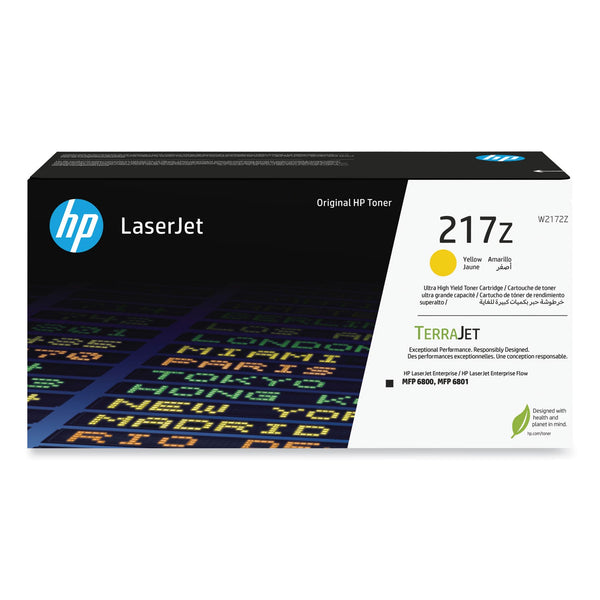 HP HP 217Z (W2172Z) Ultra High-Yield Yellow Original LaserJet Toner Cartridge (HEWW2172Z)