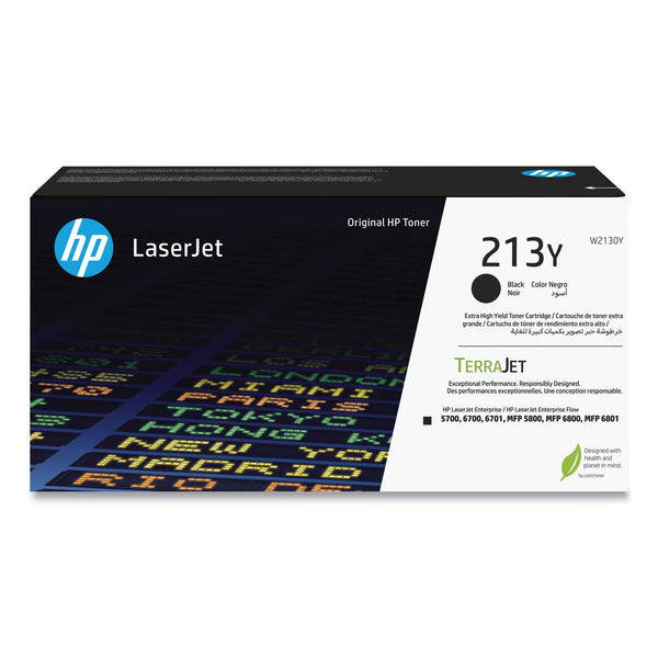 HP HP 213Y (W2130Y) Extra High-Yield Black Original LaserJet Toner Cartridge (HEWW2130Y)