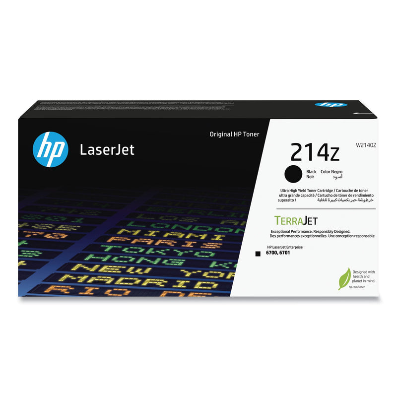 HP HP 214Z (W2140Z) Ultra High-Yield Black Original LaserJet Toner Cartridge (HEWW2140Z) Each