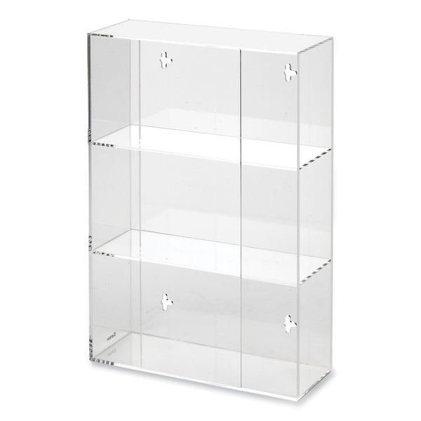 Kantek Triple Glove Dispenser, 10 x 4 x 16, Clear (KTKAH135) Each