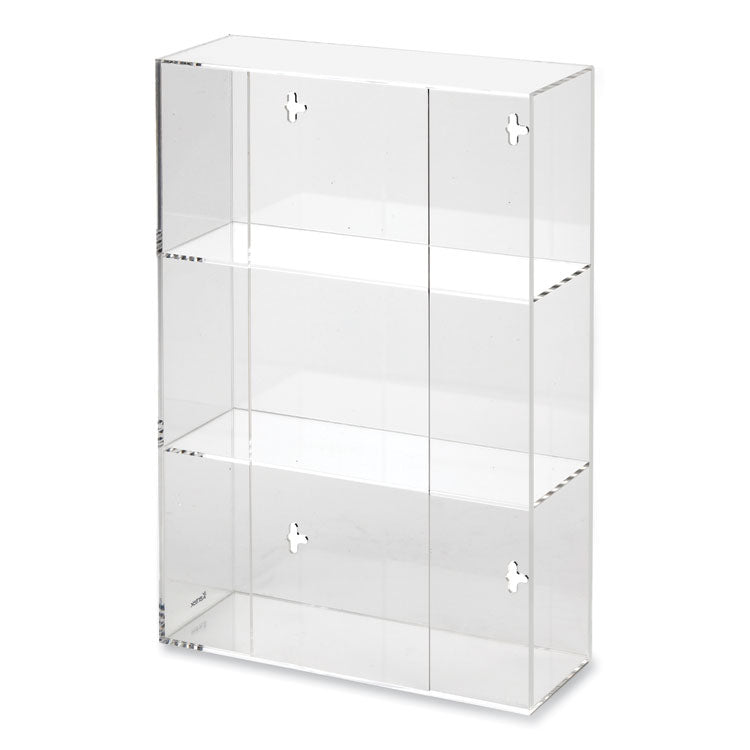 Kantek Triple Glove Dispenser, 10 x 4 x 16, Clear (KTKAH135) Each