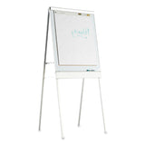 Iceberg Polarity Height Adjustable Dry Erase Flipchart Easel, 30 x 20-31 x 50-74 Easel, 30 x 38 Board, White Surface, Silver Frame (ICE30333) Each