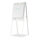 Iceberg Polarity Height Adjustable Dry Erase Flipchart Easel, 30 x 20-31 x 50-74 Easel, 30 x 38 Board, White Surface, Silver Frame (ICE30333) Each