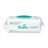 Pampers® Sensitive Baby Wipes, 1-Ply, 6.7 x 7, Unscented, White, 84/Pack, 7/Carton (PGC07325)