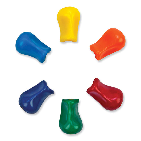The Pencil Grip™ Original Grip, 2.1" Long, Assorted Colors, 6/Pack (TPG11106) Pack of 6