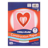 Pacon® Tru-Ray Construction Paper, 70 lb Text Weight, 9 x 12, Assorted Valentine Colors, 150/Pack (PACP6683)