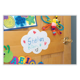 Pacon® Self Stick Dry Erase Clouds, 7 x 10, White Surface, 10/Pack (PAC9014)